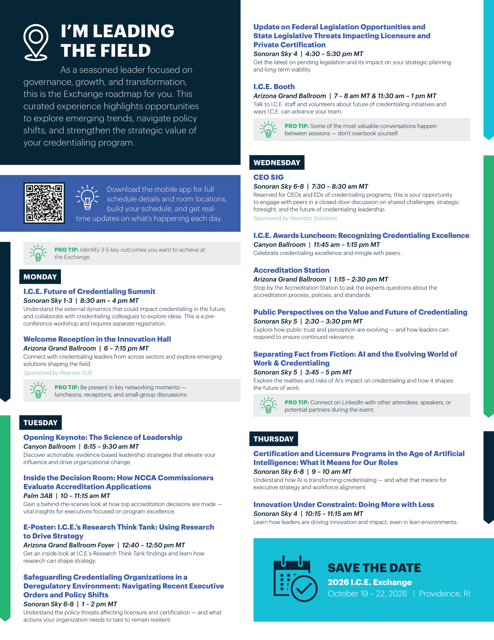 I'm Leading the Field Roadmap